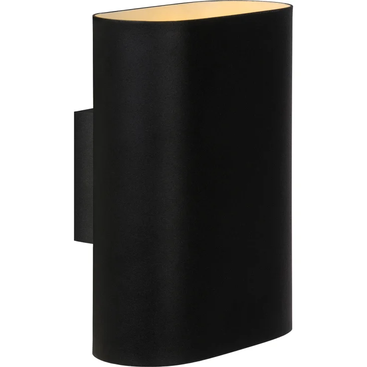 LUCiDE Wandleuchte OVALIS LBH 16x8x20 cm schwarz Wandlampe – Bild 1