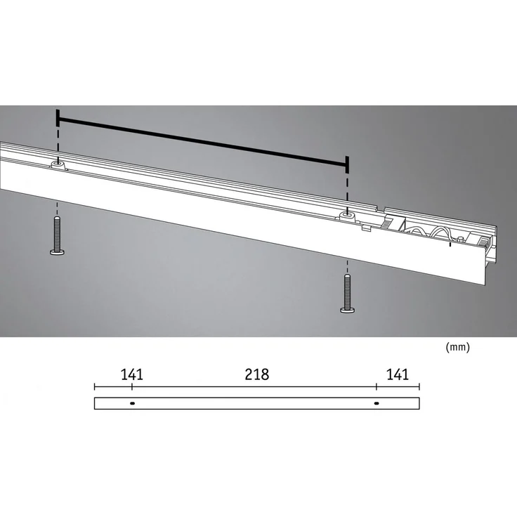 Paulmann 98173 Linion Lichtkanal 24V 3000K chrom 0,5m – Bild 7