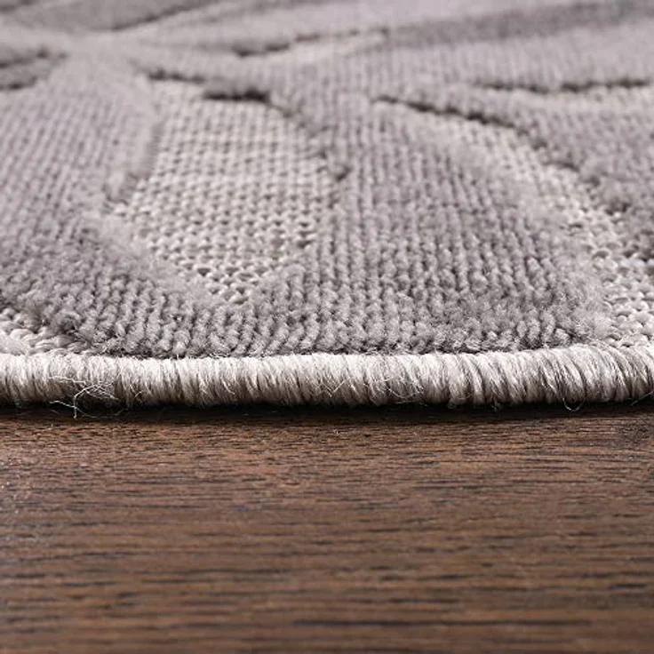 Sanat Teppich Floral Outdoor, rund, Höhe: 6 mm, In- und Outdoor geeignet, florales Design, Balkon, Terasse – Bild 7