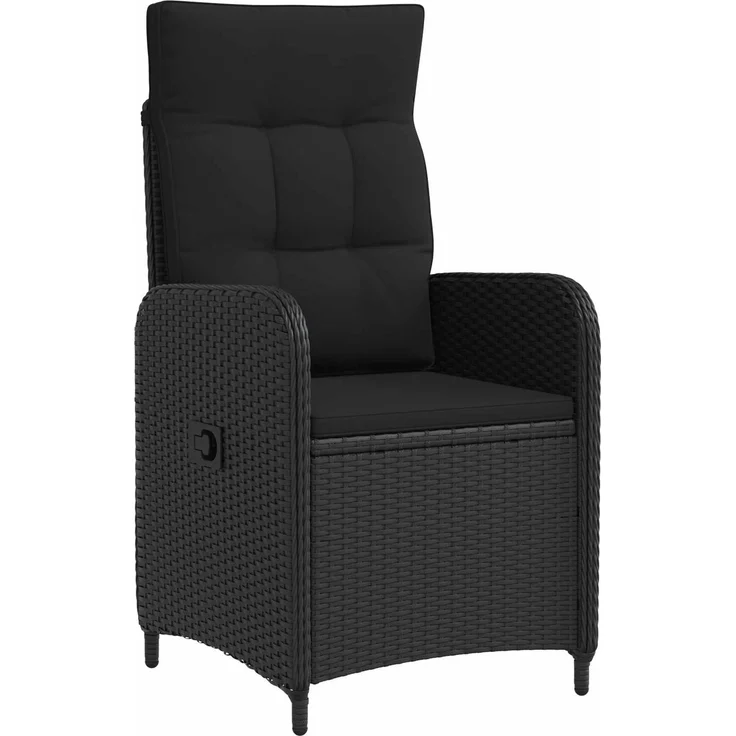 vidaXL Outdoortisch-Set 3 stk. Schwarz 90 x 90 x 75 cm 3422262 – Bild 4