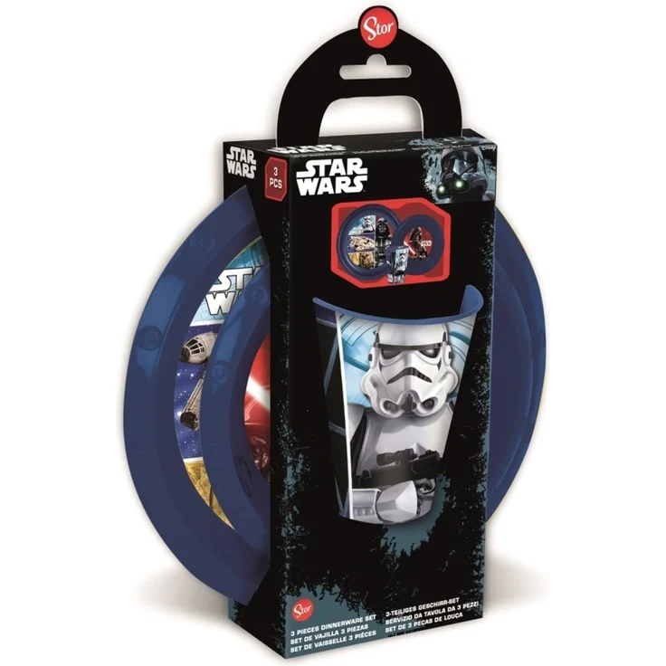 STAR WARS 3-teiliges easy Set in Geschenkbox: Teller/Schüssel
