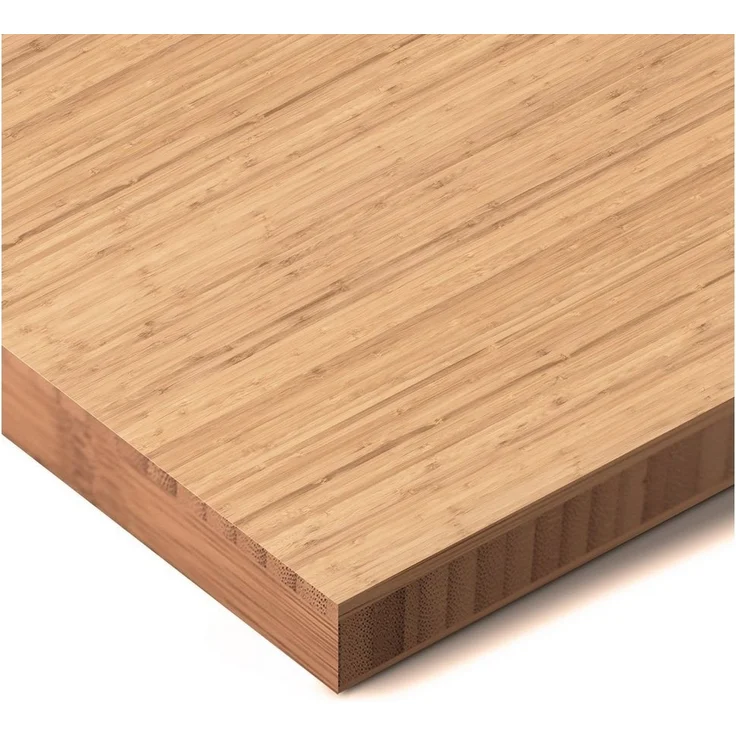 FLEXISPOT Tischplatte DIY Tischplatten (Holzwerkstoff, Farbe auswählbar, Groß auswählbar, Stabile Tischplatte, 20 mm stark), Natürlicher Bambus Bürotischplatte, Umweltfreundlich – Bild 1