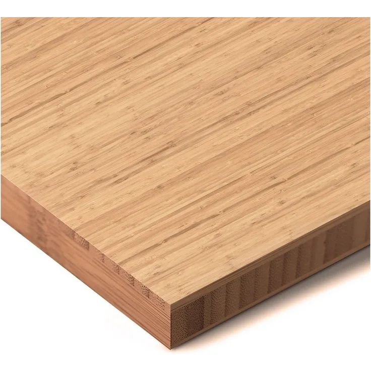FLEXISPOT Tischplatte DIY Tischplatten (Holzwerkstoff, Farbe auswählbar, Groß auswählbar, Stabile Tischplatte, 20 mm stark), Natürlicher Bambus Bürotischplatte, Umweltfreundlich
