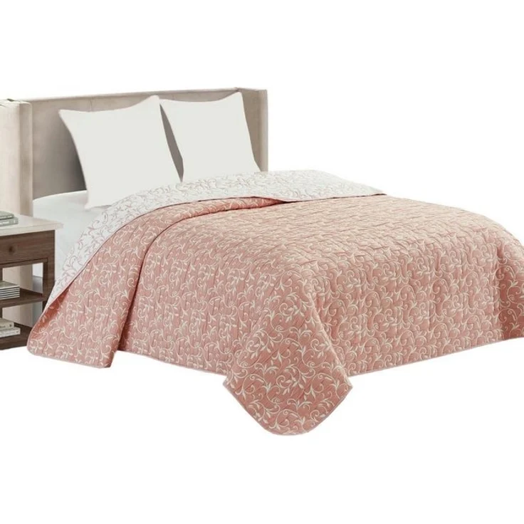 Delindo Lifestyle Tagesdecke Ornamente, Bettüberwurf für Doppelbett, gesteppt, 220x240 cm – Bild 4