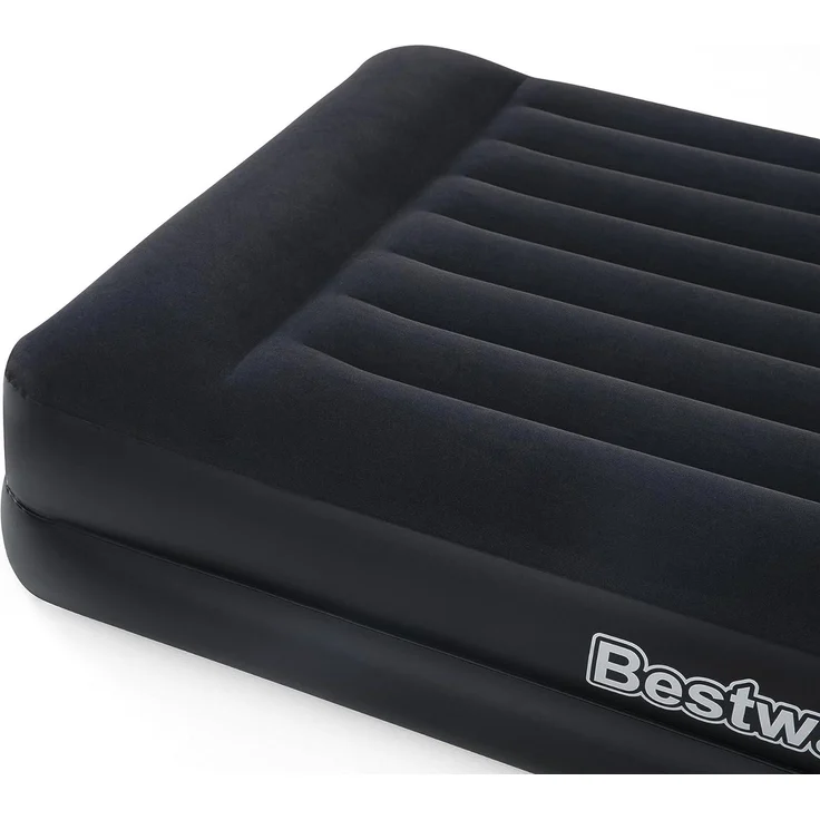 Bestway 'Aeroluxe' Doppel-Luftbett mit integrierter Elektropumpe, blau, 203 x 152 x 46 cm – Bild 16
