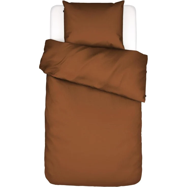 Essenza Minte Leather Brown Bettwäsche 135x200 cm + 80x80 cm – Bild 1