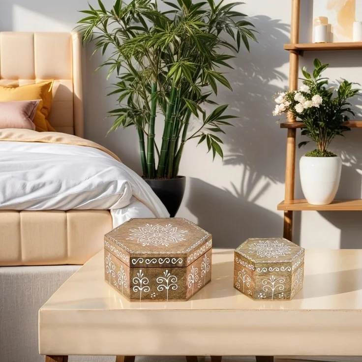 Marrakesch Orient & Mediterran Interior Schmuckkasten Schmuckdose, Schatulle, Box Hajdar – Bild 6