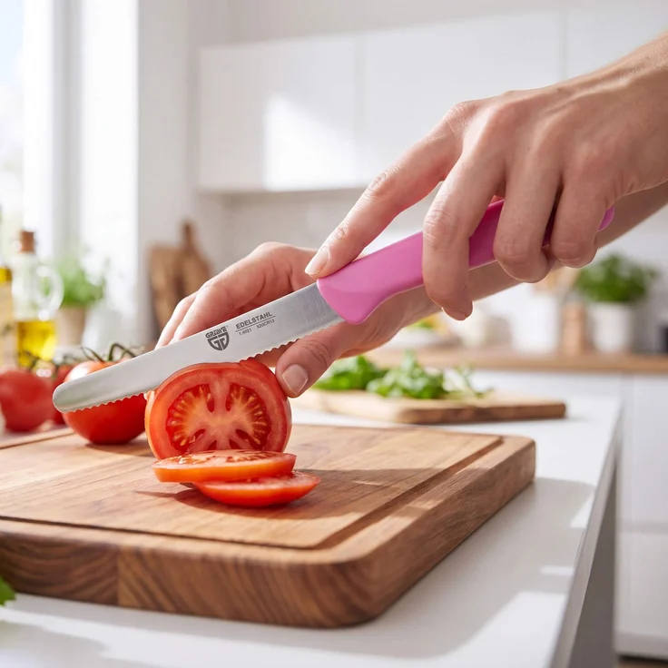 Frühstücksmesser / Brötchenmesser, 6 Stück, bunt – Bild 5