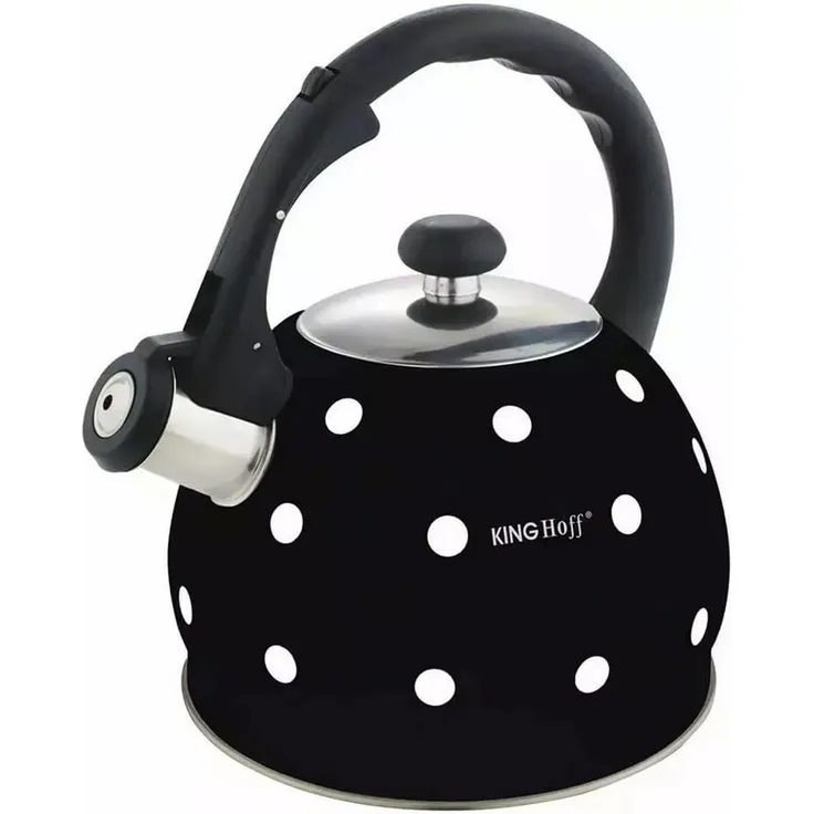 Kinghoff Kinghoff Polka-Dot emaillierter Wasserkocher 2,0l KH1049