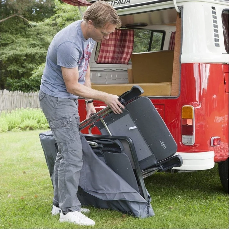 Crespo Campingtisch Universal Camping Klapp Tisch, Stuhl Pack Tasche Aufbewahrung Schutz Hülle – Bild 2