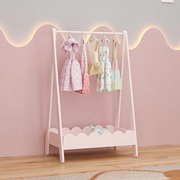 Kindergarderobe Vestnes 99x66x38 cm Cotton Candy [en. casa] – Bild 2