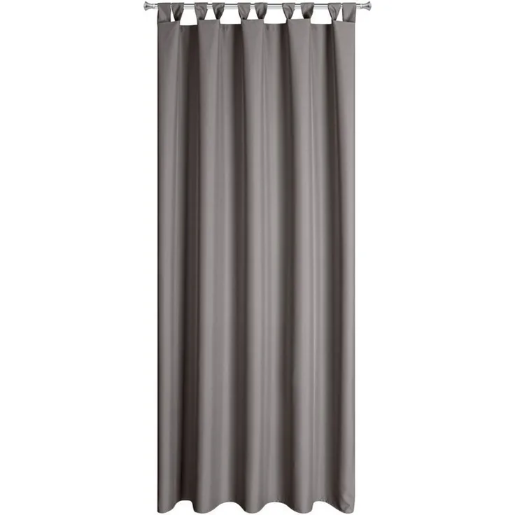 Eurofirany Terassenvorhang, Schlaufen, Wasserfest, Polyester stahl, 155X200 cm