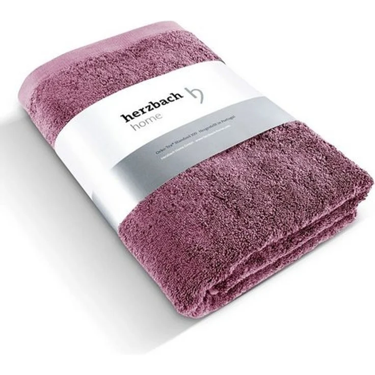herzbach home Saunatuch Pura 80x200 cm, (1-St), 550g/m², Premium-Qualität, 100% Baumwolle, einfarbig – Bild 4