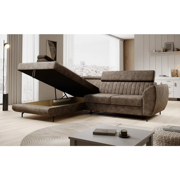 Muffo Ecksofa Spectre, mit Bettkasten, mit Schalffunktion – Bild 2
