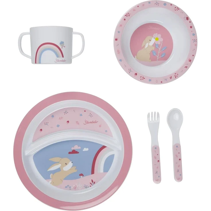 Sterntaler Kindergeschirr-Set – Hanni Hase – 5-tei – Bild 3