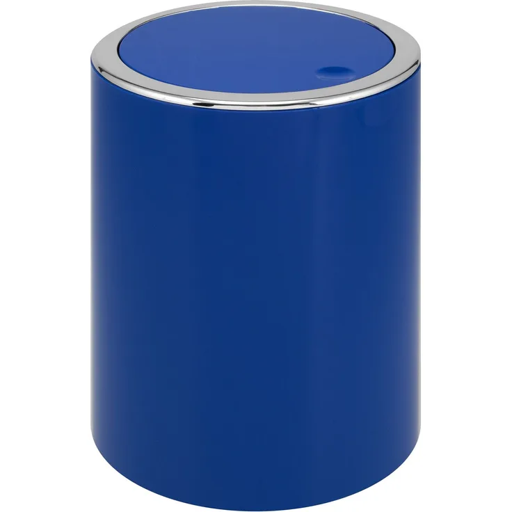 Kosmetikeimer SAVONA 5,5 Liter aus Kunststoff, rund - blau