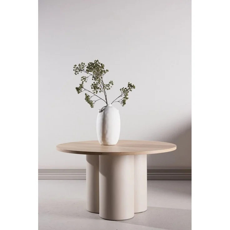 Venture Home Couchtisch Olivia, runder Couchtisch, modern & elegant, Ø 80 cm, Sofatisch, MDF, rund, sanft geformt, anspruchsvoll, klar – Bild 1