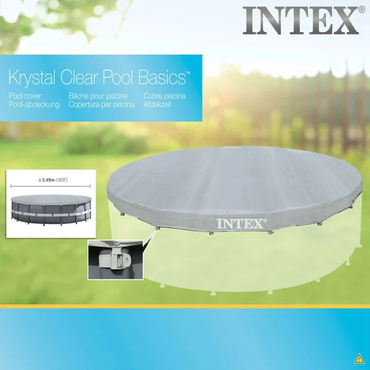 Intex Poolabdeckung Deluxe Rund 549 cm 28041 3202790 – Bild 3