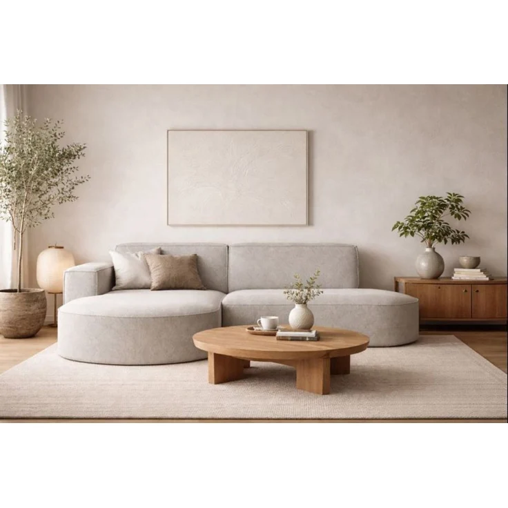 Kaiser Möbel Ecksofa Designer MODENA STUDIO L stoff Verita, Ecksofa, Cord Sofa, L-Form, Links/Rechts wählbar – Bild 5