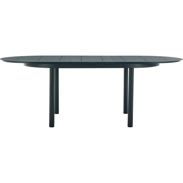 Vente-unique - LOTTYS Gartenessgruppe Metall Grau - B 56 cm99 cm x H 86 cm75 cm x L 56 cm220 cm170 cm – Bild 7