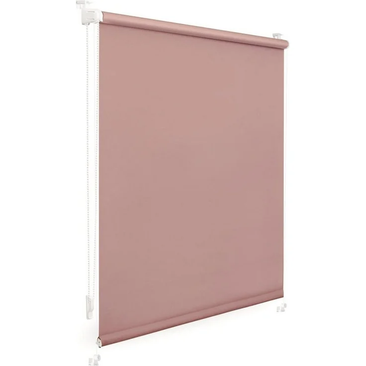 Lichtblick Sonnenschutzsysteme GmbH Verdunklungsrollo Barcelona 90x150 cm (BxL) Altrosa Verspannt; Klemm- und schraubbar; Thermofunktion – Bild 1