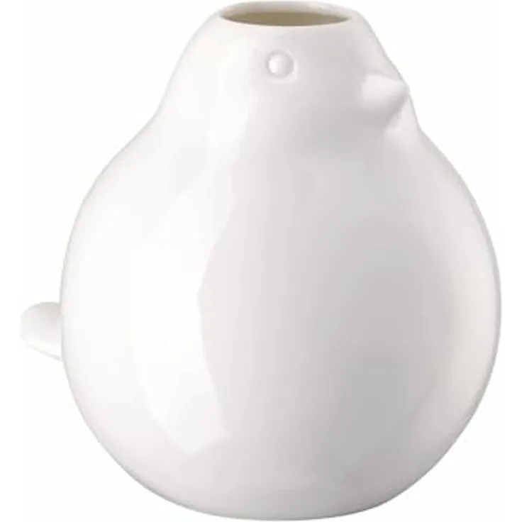 Hutschenreuther Vase 14 cm Vogel-Vase Weiss