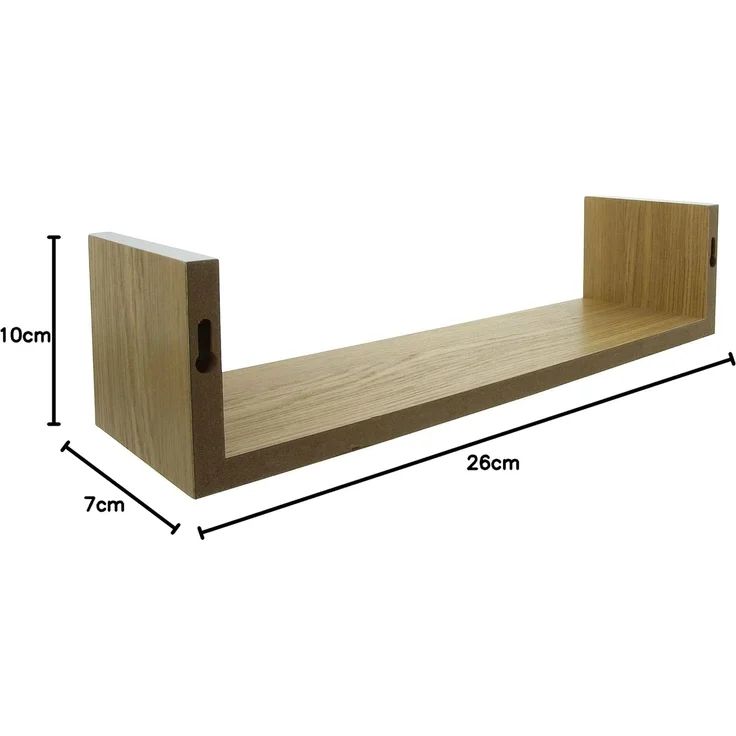 3er Set Wandregal Weiße Borte Regal Dekoregal Ablageregal Blumenregal Wanddeko – Bild 3