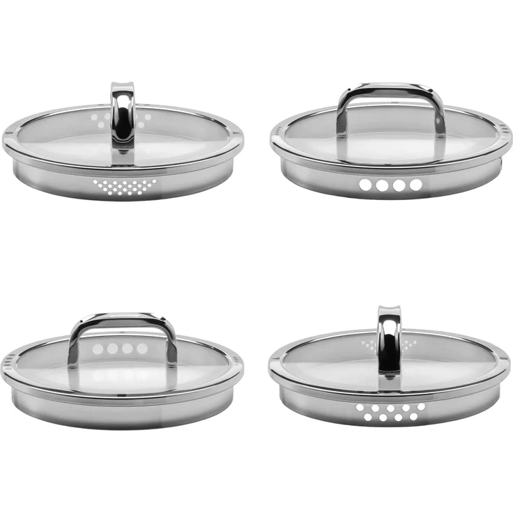 WMF Fleischtopf Function 4 Advanced, Cromargan® Edelstahl rostfrei 18/10 (Volumen 3,4l, Höhe 13 cm), Glasdeckel mit 4 Abgießfunktionen – Bild 5