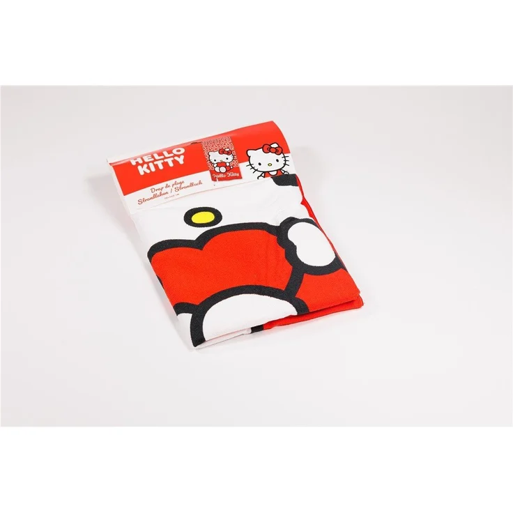 Hello Kitty Strandtuch 140x70 cm Weiches Badehandtuch für Fans – Bild 1