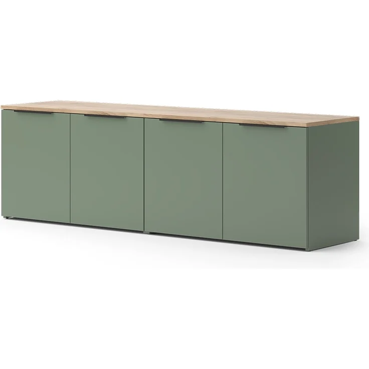 Wohnwand Wido Grün 2 Teile Vicco – Bild 1