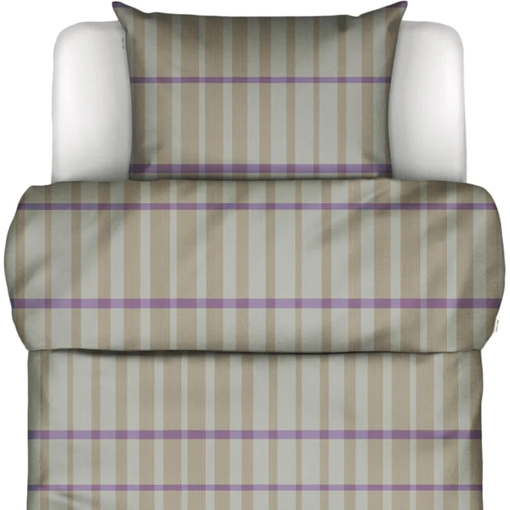Marc O'Polo Bettwäsche Thori Forest Green Flanell 155 x 220 + 80 x 80 cm – Bild 2