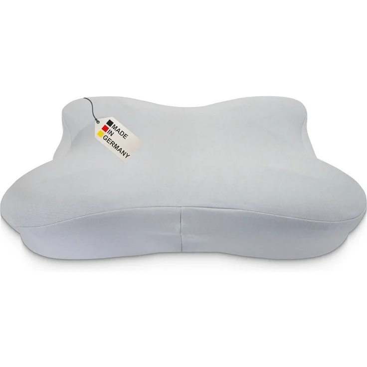 DUKAL Kissenbezug Derila (Ergo) Memory Foam Kissen, 100% Baumwolle, (1 Stück), aus hochwertigem Doppel-Jersey, mit Spannumrandung, Made in Germany