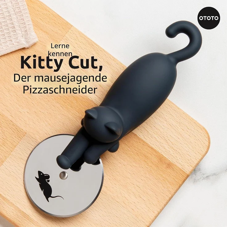 OTOTO Kitty Cut Pizzaschneider – Bild 3