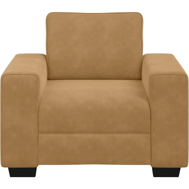 vidaXL Sessel Braun 100x77x82 cm Samt 4105254 – Bild 3