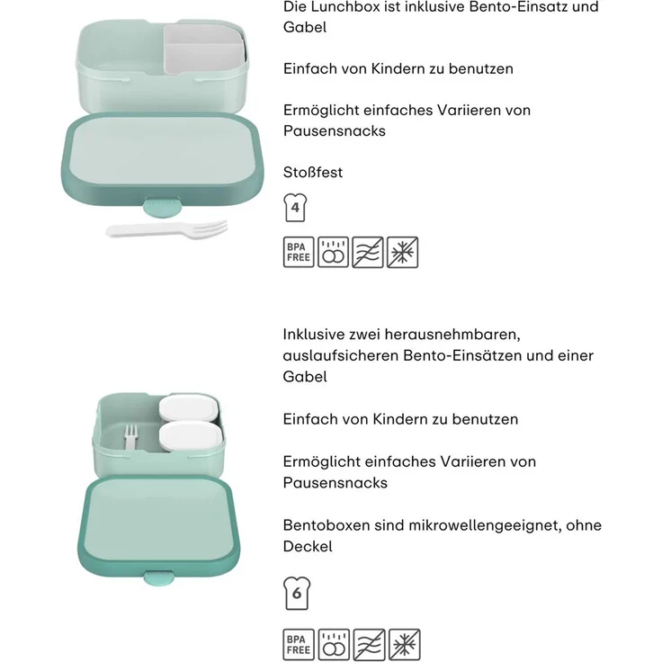 Mepal CAMPUS Brotdosen-Set mit Gabel Spiderman (2025) – Bild 3