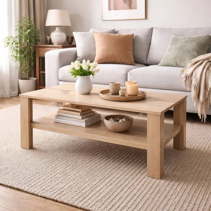 Couchtisch Nina 3 artisaneiche – Bild 1