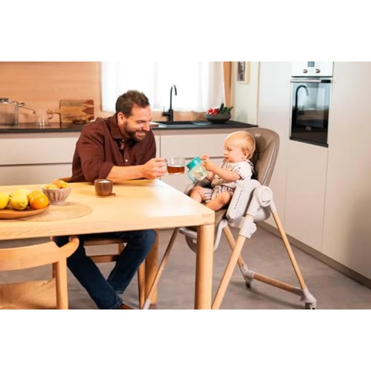 Chicco Polly Armonia Hochstuhl - Scandinavian Brau – Bild 3
