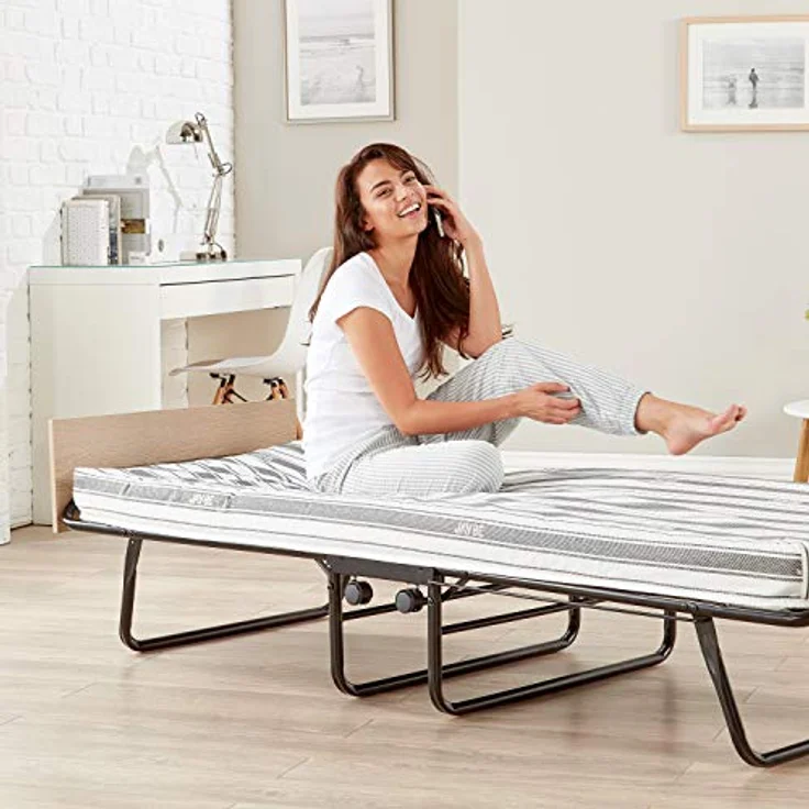 JAY-BE Supreme Folding Bed with Rebound Klappbett, Stahl, Schwarz, 197 x 78 x 51 cm – Bild 7