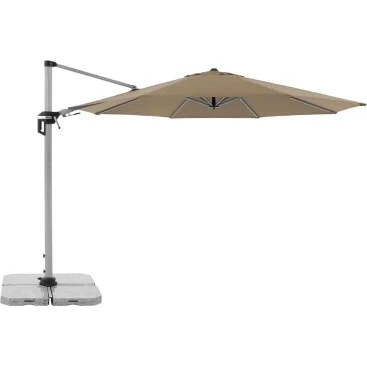 Doppler Sonnenschirm / Ampelschirm "Active Pendelschirm 370", greige, Ø 370 cm – Bild 6