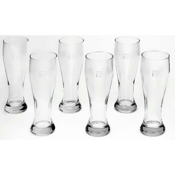Wellco Biergläser Bayern. ca. 500 ml. 6er Set