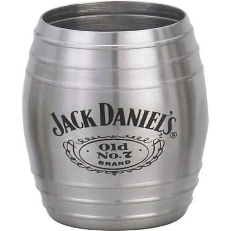 Jack Daniels Lizenzprodukt Barware Schnapsglas 2 oz. silber