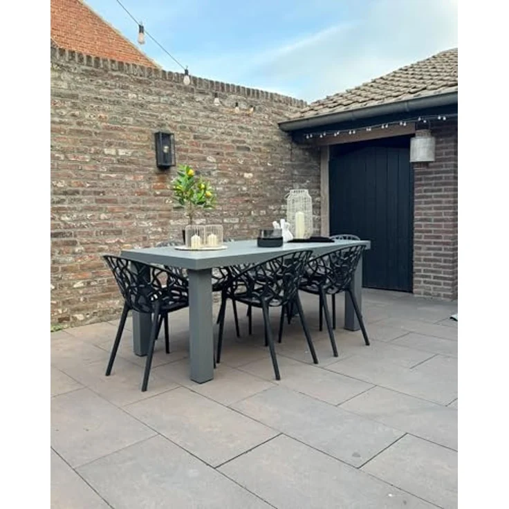 Gartentisch Beton Grau TARANTO – Bild 7