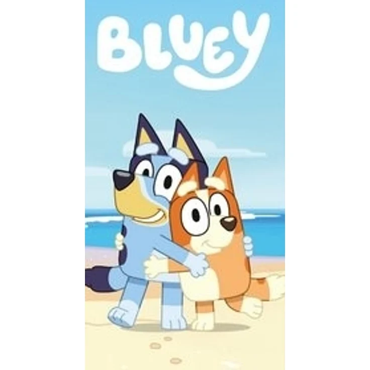 Bluey Badehandtuch Strandtuch 70x140 cm aus Baumwolle – saugfähig & weich – Bild 4