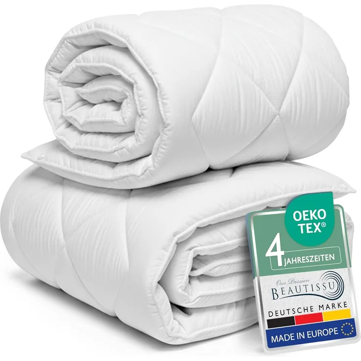 Beautissu BeauNuit JD Bettdecke 4 Jahreszeiten 155x220 cm