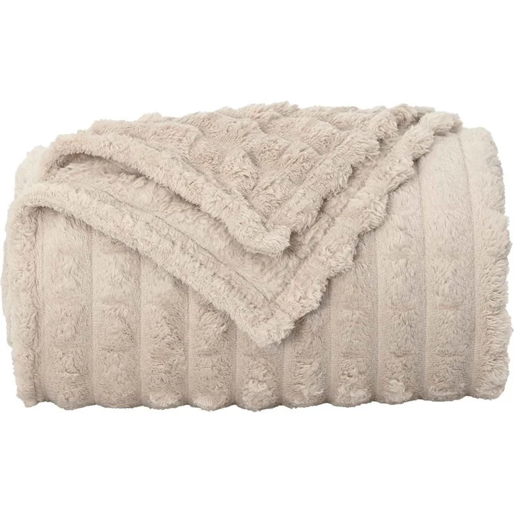 vidaXL Wohndecken 6 Stk. Beige 240 x 220 cm 8.76 Fleece 42016867 – Bild 5