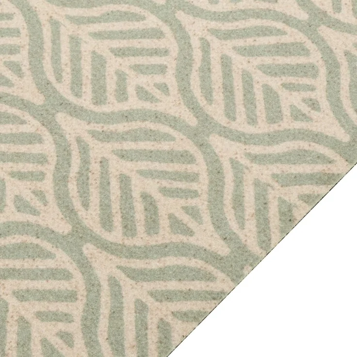 vidaXL Küchenteppich Waschbar Blätter 60x300 cm Samt 4005634 – Bild 2