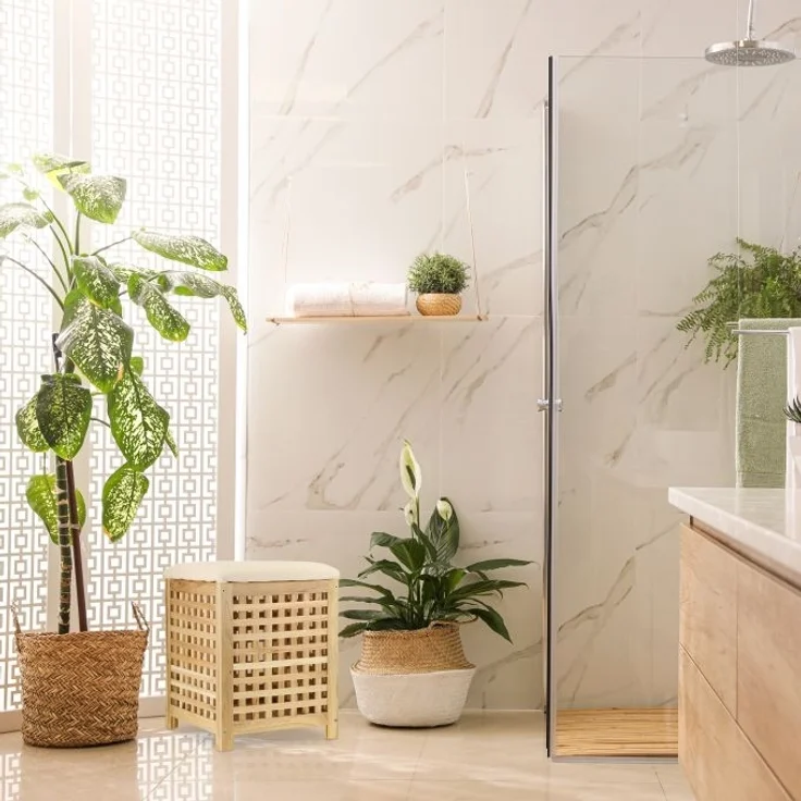 Wäschekorb mit Sitz Walnuss 10037908 – Bild 2