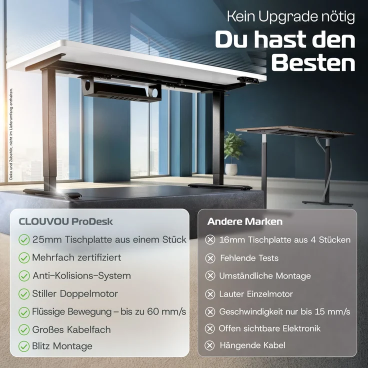 ProDesk Schwarz/Weiß (140x70 cm) – Bild 5