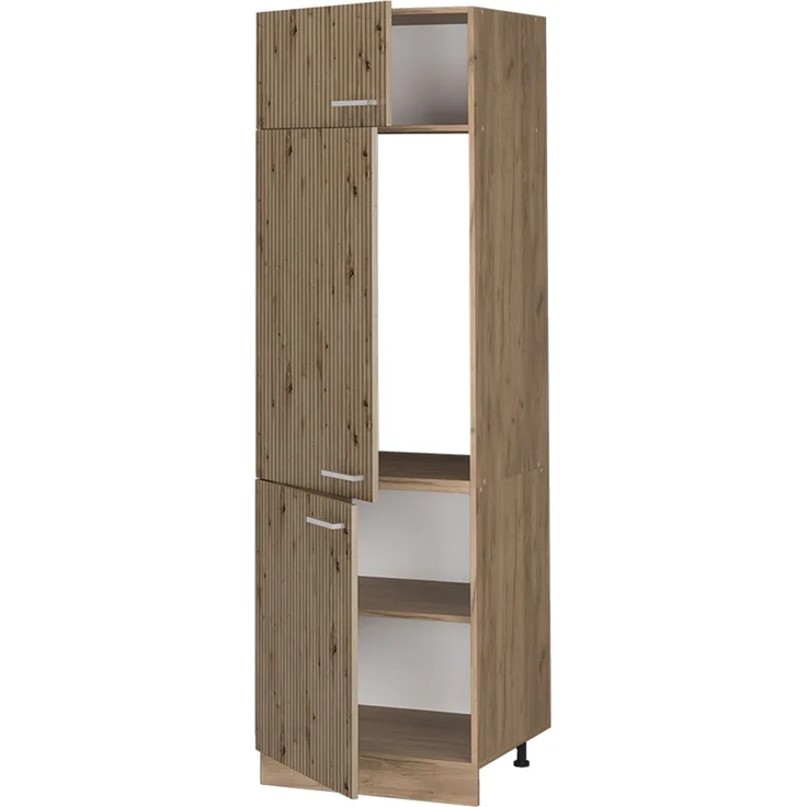 Kühlumbauschrank R-Line Artisan-Eiche 60 cm Vicco – Bild 4