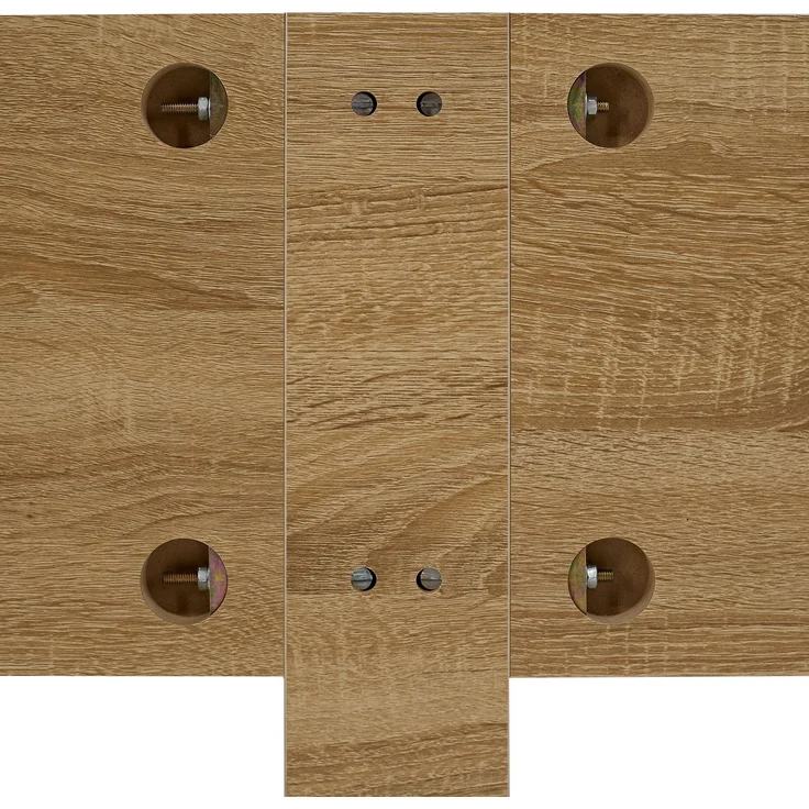 Komfortbett 90x200 Seniorenbett Höhenverstellbar Holzbett Eiche Einzelbett Hohes Bett Bettgestell – Bild 10